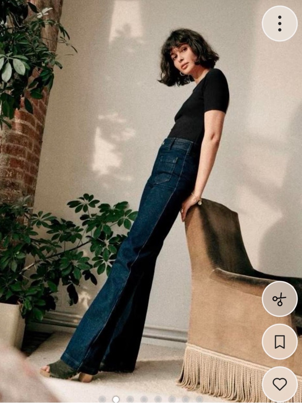 Sezane Eric Trousers - Indigo - Organic Cotton